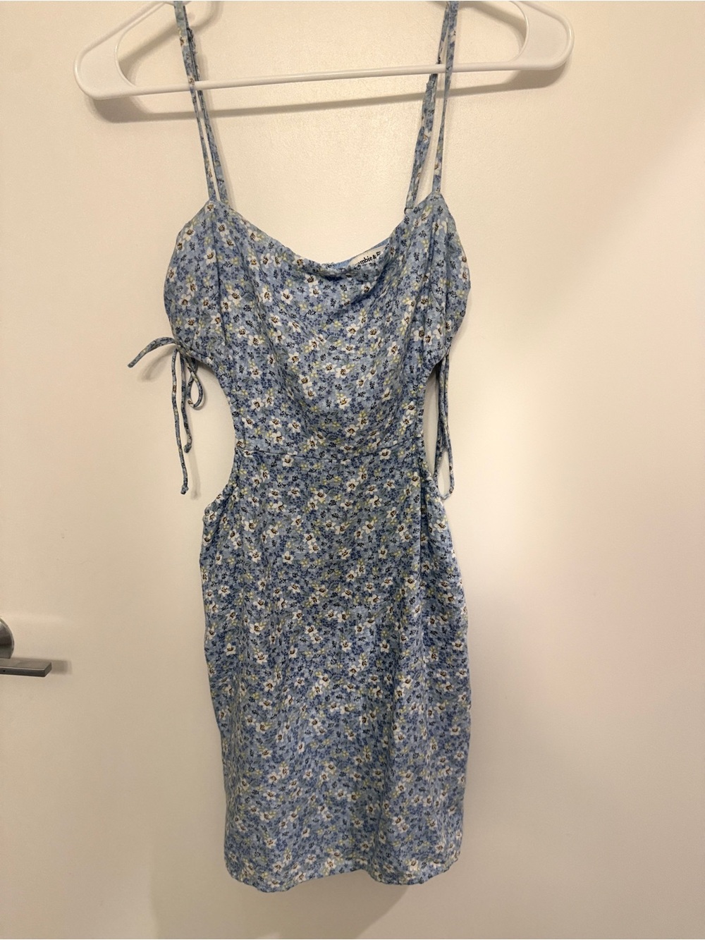 Abercrombie & Fitch Light Blue Floral Midi Dress